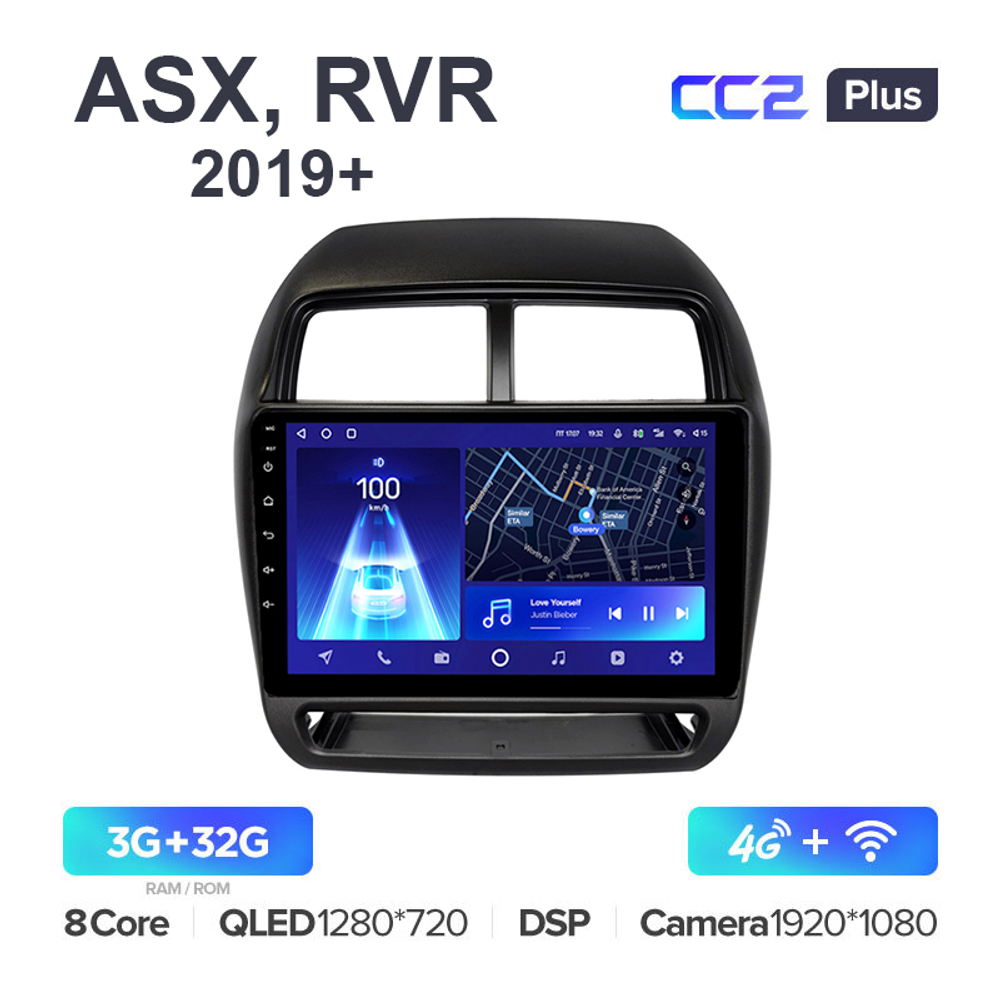 Teyes CC2 Plus 9"для Mitsubishi ASX, RVR 2019+