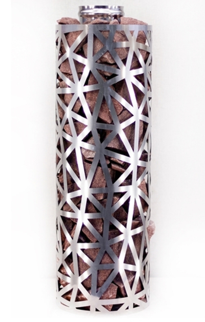 Сетка-каменка №2 (Лед) — d-350 — h-750 мм — нерж 1,5 мм AISI 4300