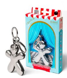 Аромабрелок с шармом Miss Kelli серебристый металлик Прохлада, Mr&Mrs Fragrance