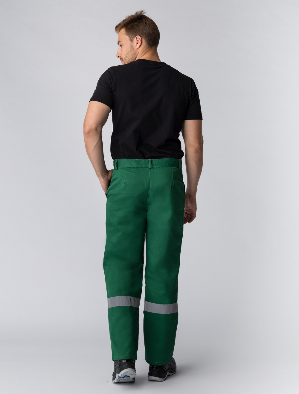 Костюм Лигор-1 СОП У. (тк.Смесовая,210) брюки, зеленый/желтый