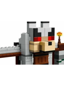 Конструктор Майнкрафт Волчья крепость 312 деталей