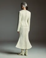 Юбка белая джинсовая