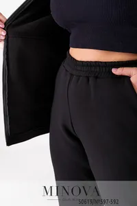 Костюм 597-592-черный Minova