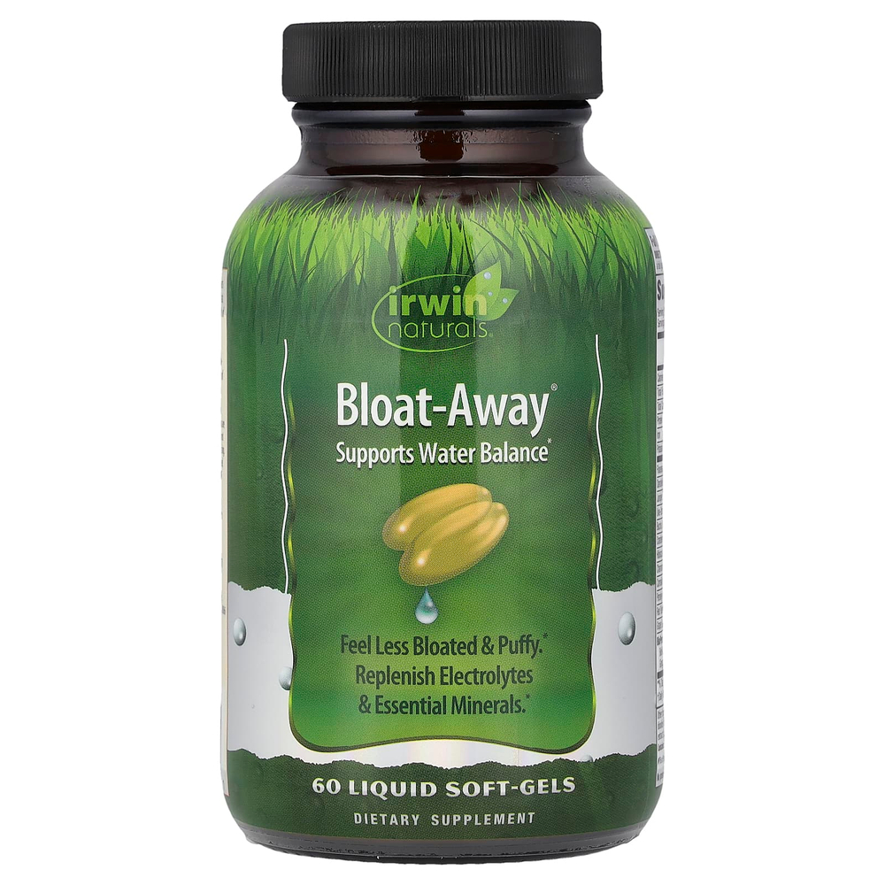 Irwin Naturals, Bloat-Away®, 60 желатиновых капсул