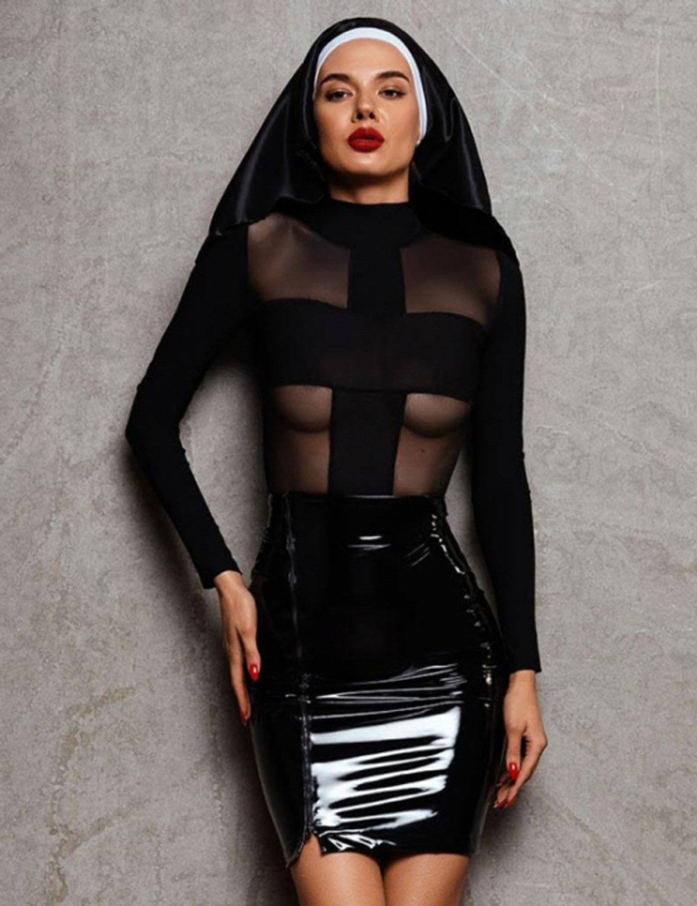 7104 Костюм монашки XS-S