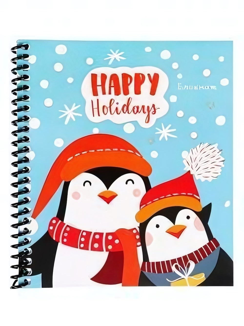 Блокнот А6 40л. "Рождество пингвинов" (40-1726) (Проф-Пресс)