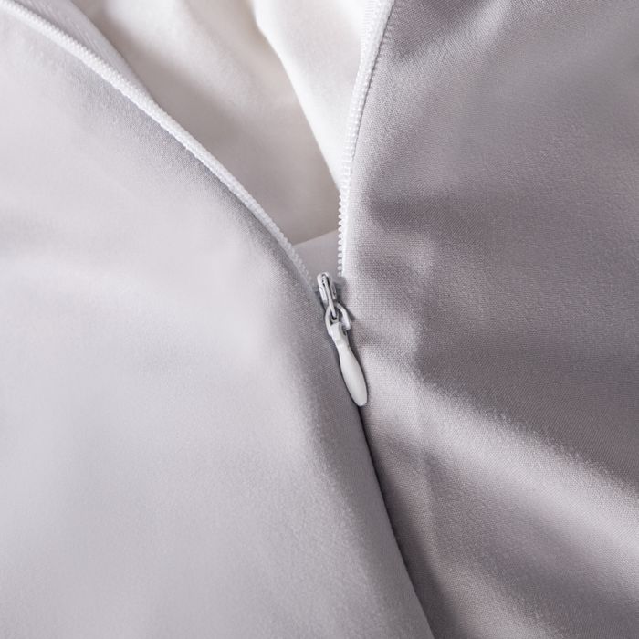 Комплект постельного белья Однотонный Сатин «Серебряный туман»