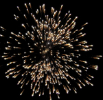 Фестивальные шары "Огни заката" калибр 2"