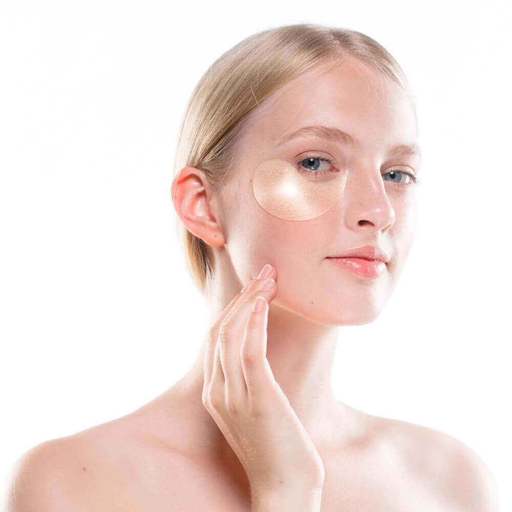 Petitfee Gold Hydrogel Eye Patch 60ea Гидрогелевые патчи для век с женьшенем и коллагеном