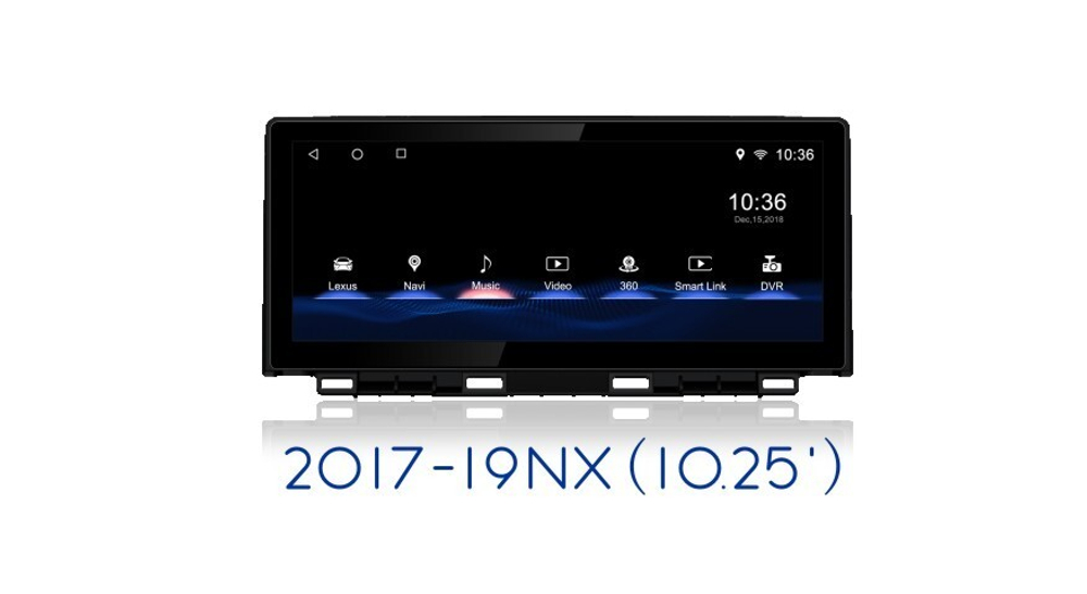 Магнитола для Lexus NX200, NX300 2017-2021 (штатный 360) - Radiola RDL-LEX-NX17 монитор 10.25" на Android 13, 8Гб+128Гб, CarPlay, 4G SIM-слот