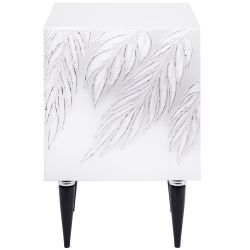 Тумба прикроватная Тропик Классика Айс Найт Сильвер правая