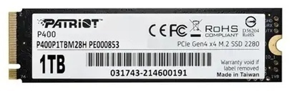SSD Patriot P400P1TBM28H 1024 ГБ
