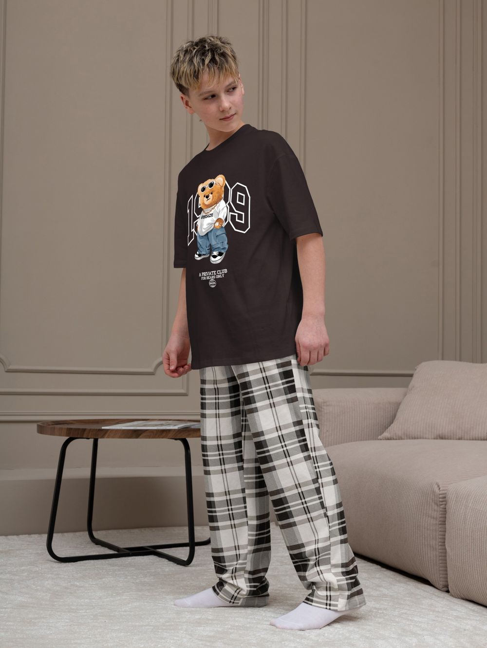 Костюм для мальчика Мишель-3 Виотекс КОРИЧНЕВЫЙ