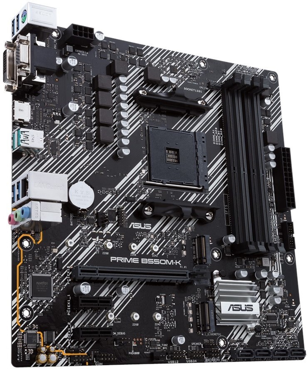 Материнская плата mATX ASUS PRIME B550M-K