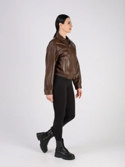 Кожаная куртка демисезонная
