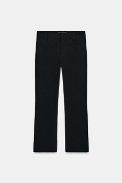ZARA БРЮКИ КАПРИ — ZW COLLECTION, ЧЕРНЫЙ