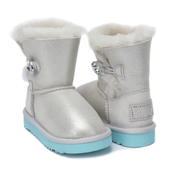 UGG Kids Bailey Button Do White