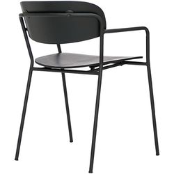 Стул с подлокотниками Torfrid, черный