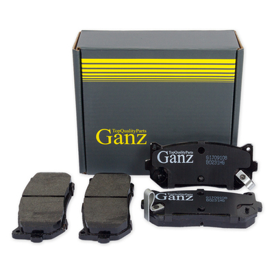 Колодки GANZ задние KIA CARENS II FJ1.6, 1.8, 2.0CRDI 02-06 Арт.:GIJ09108