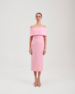 Платье Barbie (Барби) миди, розовое