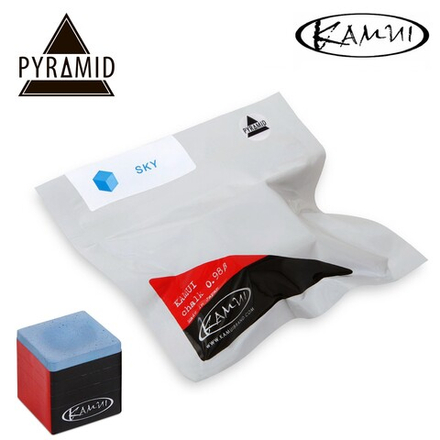 Мел бильярдный "Kamui 0.98 Beta Pyramid" Sky Blue 1шт.