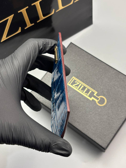 Картхолдер из кожи крокодила Zilli