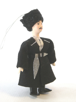 Кукла-подвеска сувенирная Кабардинец.