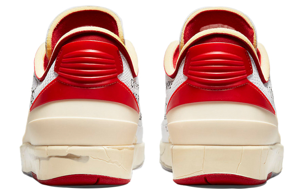Кроссовки Off-White X Jordan Air Jordan 2 Retro Low Sp "White And Varsity Red"