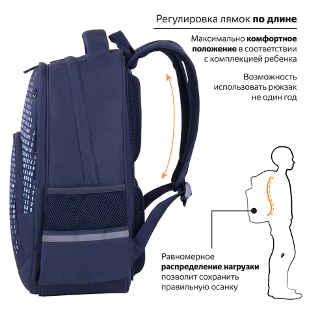 Рюкзак BRAUBERG SOFT, 2 отделения, "Game over", 40х31х15 см, 270613