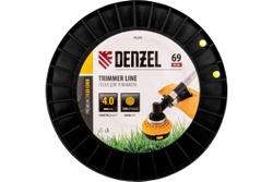 Леска FLEX CORD круглая 4 мм, 69 м, на DIN катушке для триммера Denzel 96283
