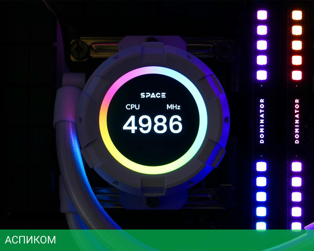 Система жидкостного охлаждения для процессора ID-Cooling SL360 XE White