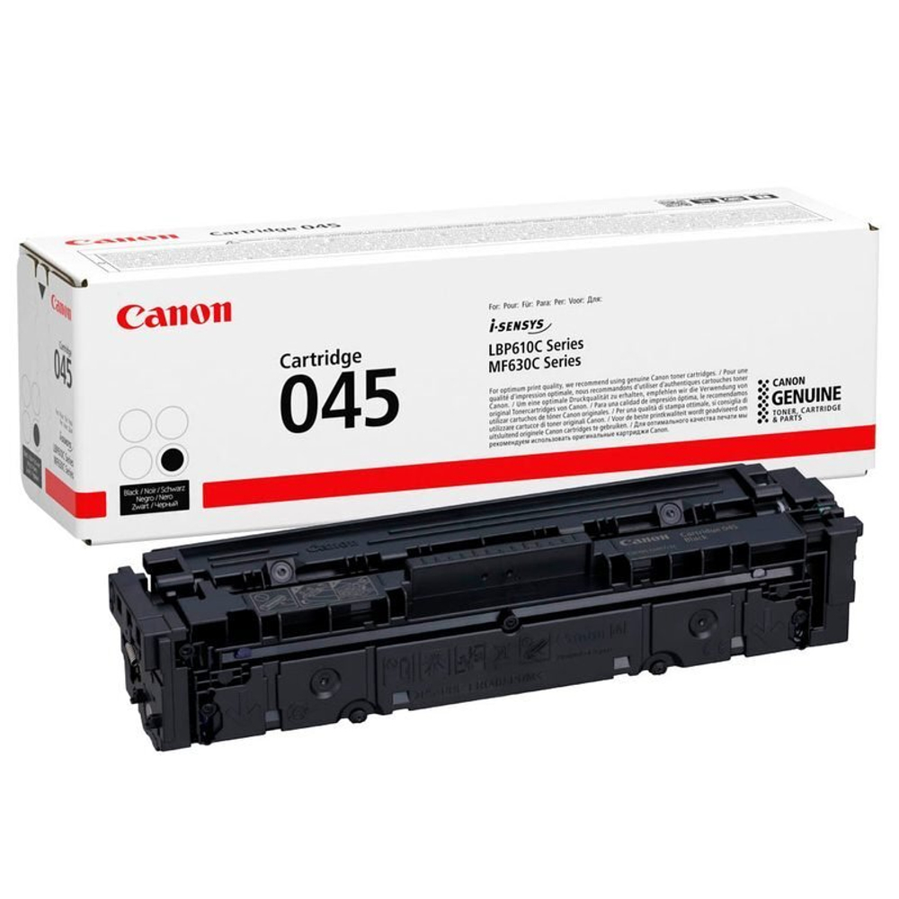 Картридж CANON 045BK для i-SENSYS LBP611/LBP613/MF631/MF633/MF635 черный (1.4k)