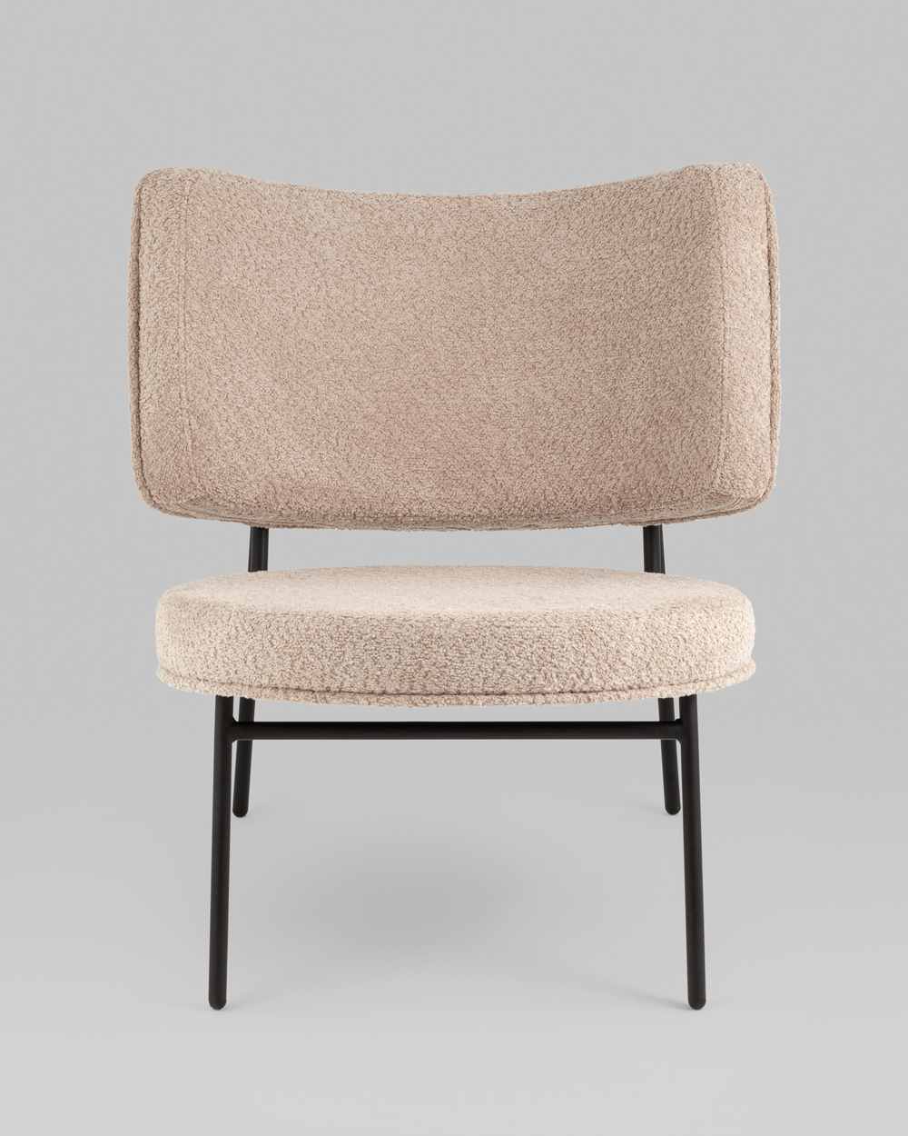 Кресло District Lounge букле капучино