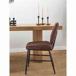 Стул Bergenson Bjorn Maril, экокожа, темно-коричневый