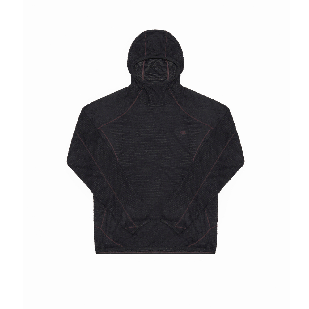 Худи Blue Monte Lightweight Hooded Fleece Shirt "Udo Grey Black"
