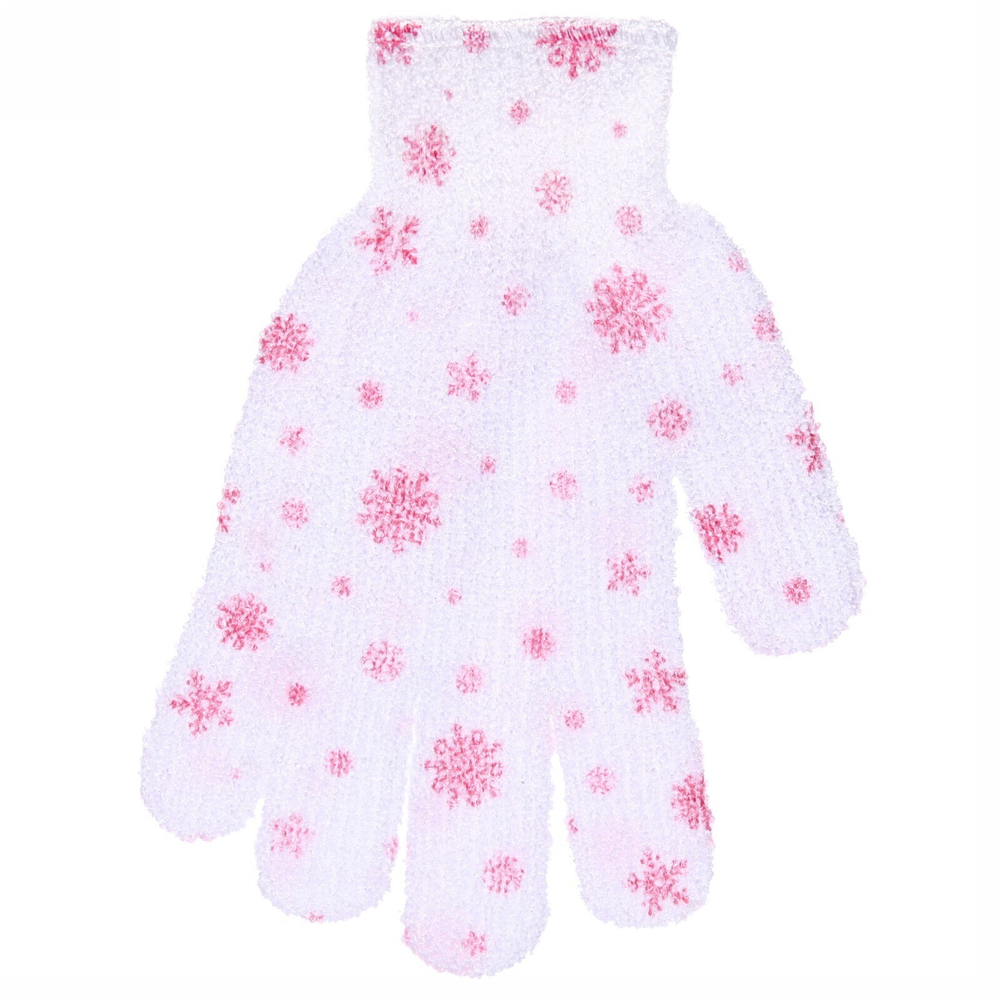 Мочалка-перчатка мягкая «Наслаждение», мягкая, цвет микс,16,5см (растягивается)