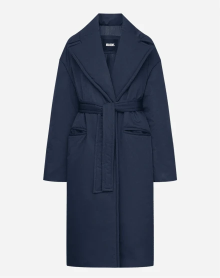 Пальто из экокожи под рептилию