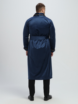 Халат бархатный со стеганными бортами