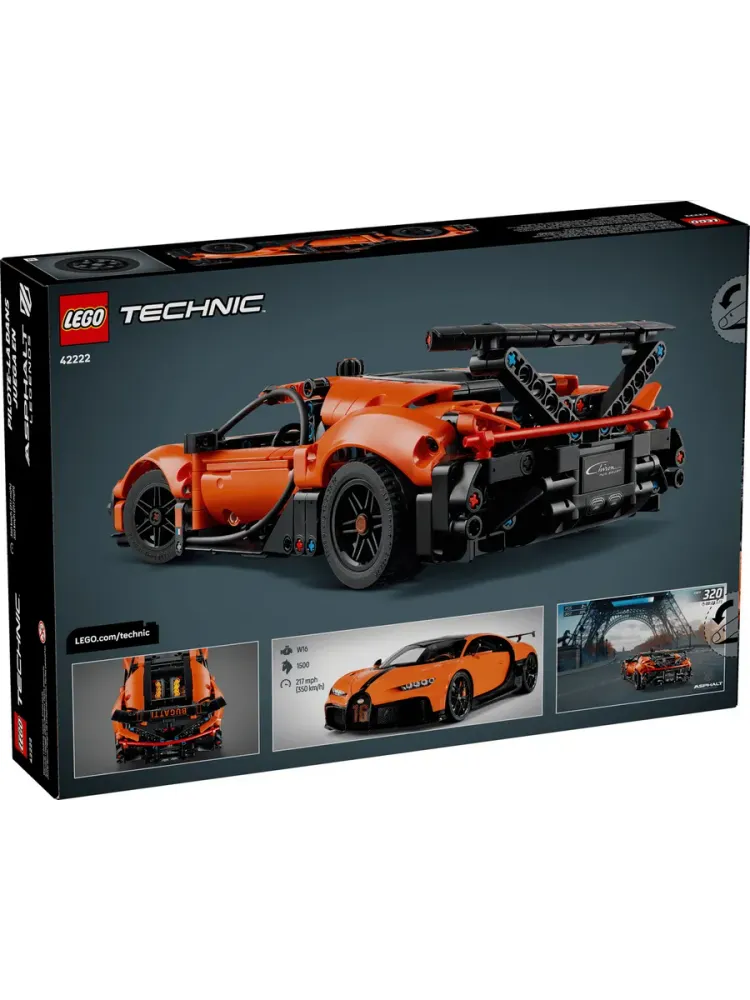 Конструктор Technic 42222 Bugatti Chiron Pur Sport Hypercar