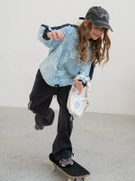 Костюм для девочки на осень, голубой