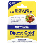 Enzymedica, Digest Gold® с ATPro®, максимальная сила действия, 21 капсула
