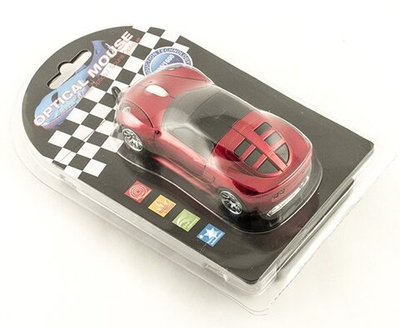 Мышь для ПК в виде автомобиля красная А7