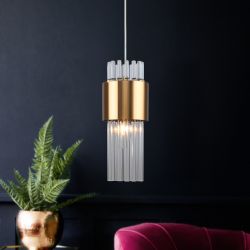 Светильник подвесной (подвес) Rivoli Donna 3149-201 1 х Е14 40 Вт модерн потолочный | Модерн