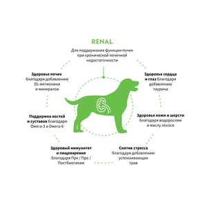 Сухой диетический корм GRANDORF VETERINARY DIET Dog RENAL для собак, для поддержания функций почек при ХБН