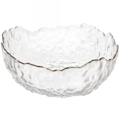 Салатник стеклянный «ICE CRYSTAL» 20см прозрачный