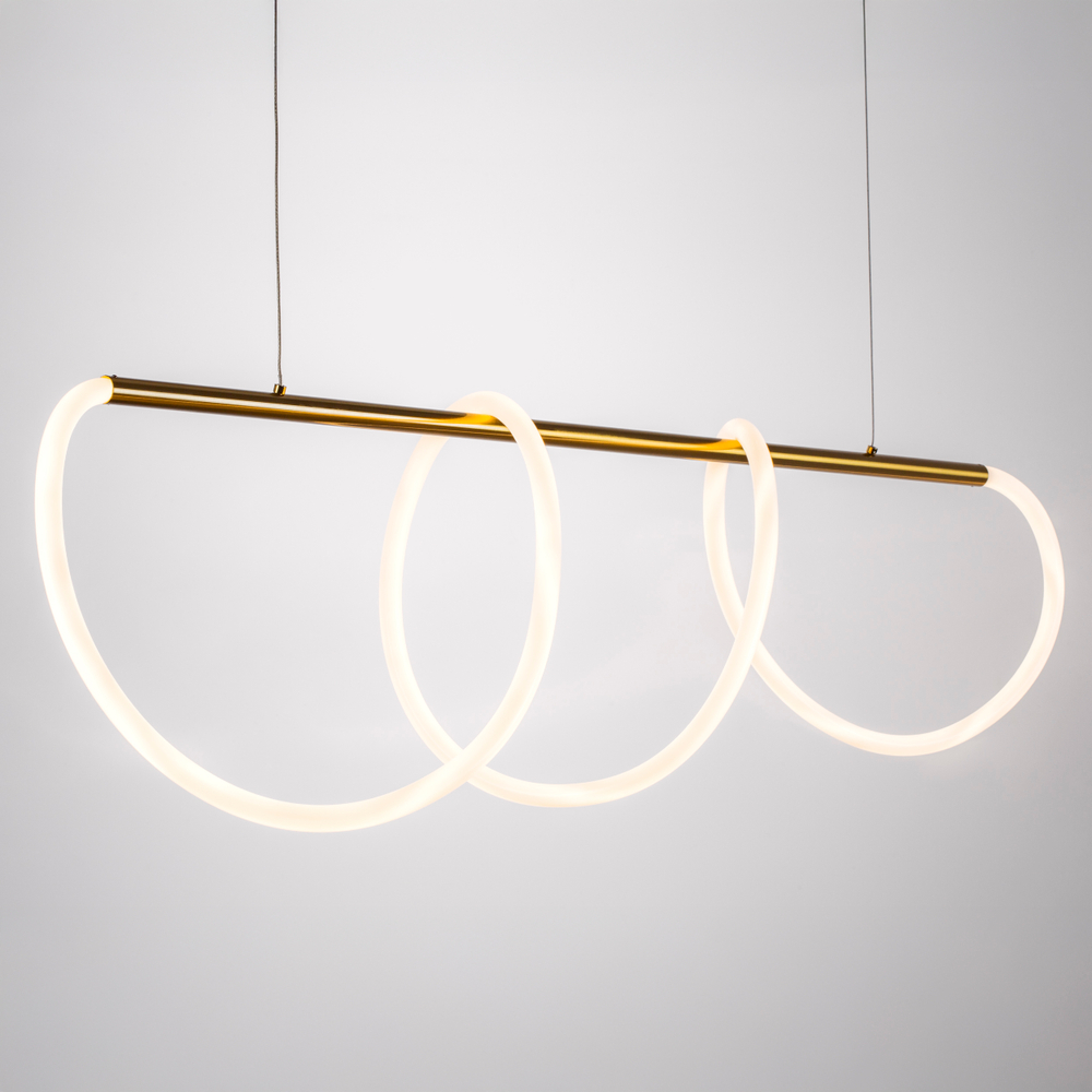 637093 Люстра CORINTO 45W LED 3170LM ЗОЛОТО 3000K IP20