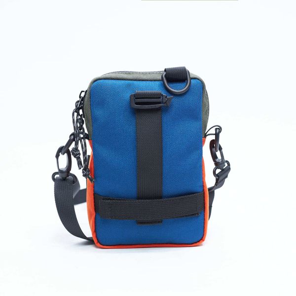 Сумка GO Minipouch темно-синяя / хаки / оранжевая - фото 5