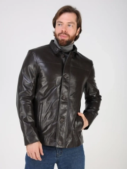 Кожаная куртка демисезонная