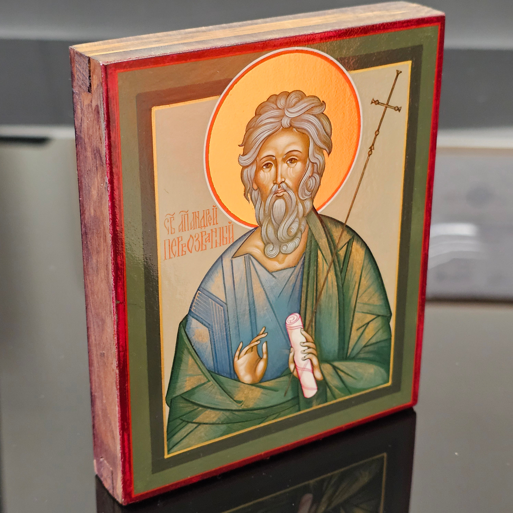 Икона Св. Андрей Первозванный (Палех)