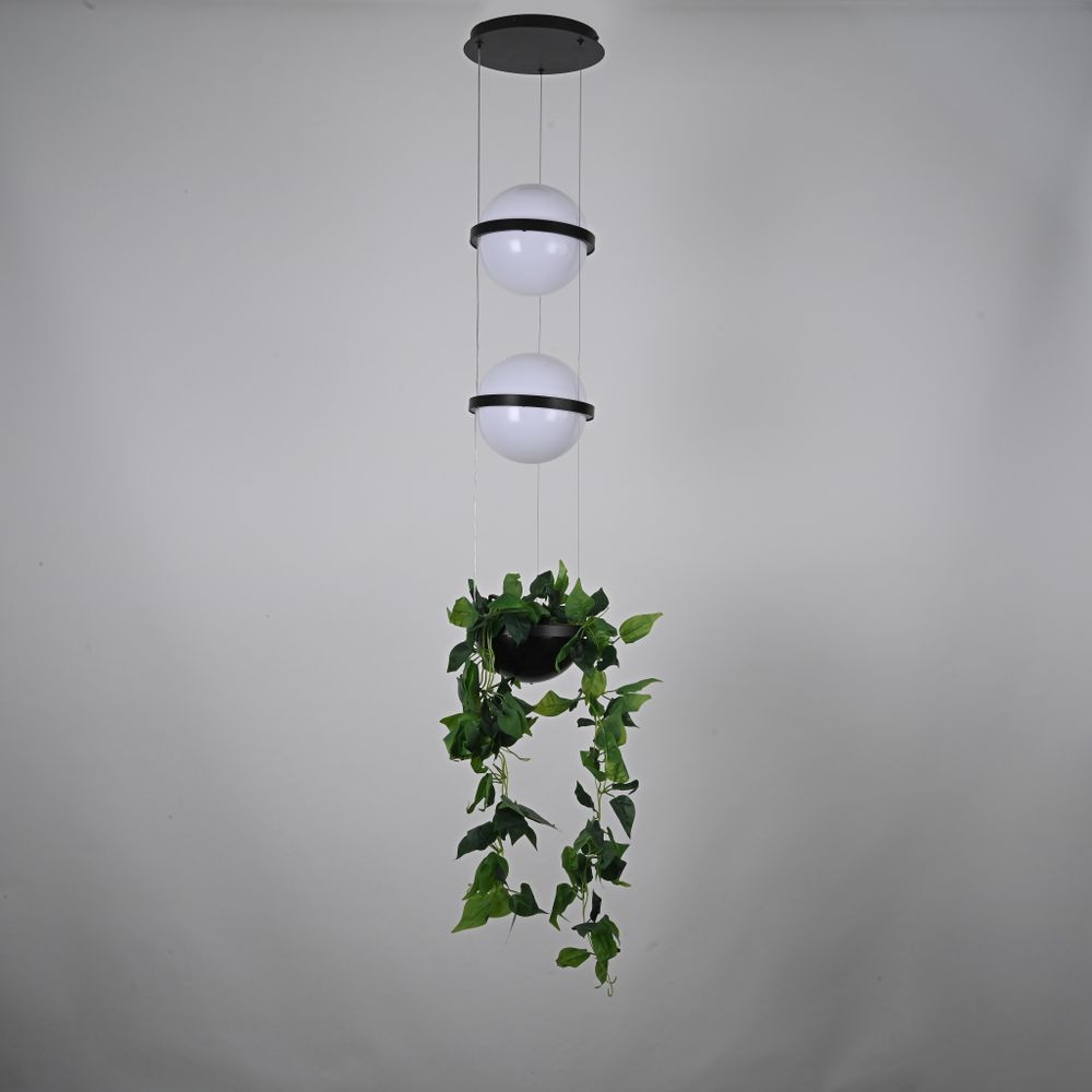 Подвесной Светильник Palma Wall Lamp 2 Шара + 1 Вазон By Imperiumloft